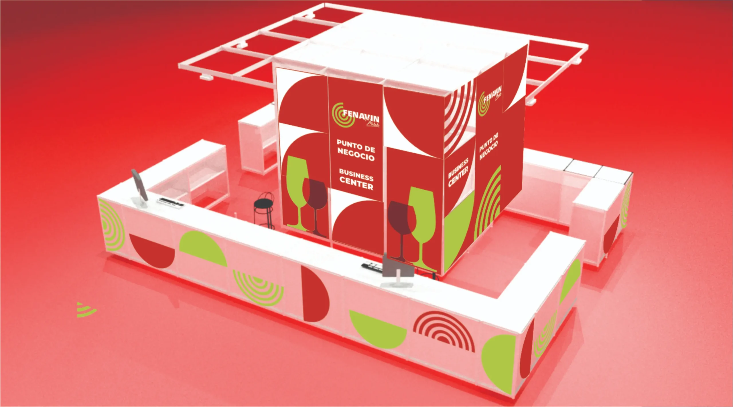centro de negocios mockup